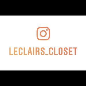 INSTAGRAM Free giveaway! FOLLOW on INSTAGRAM @leclairs_closet